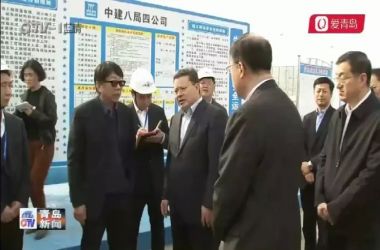 图片新闻：青岛市委副书记、市长孟凡利来山东大学国际产业园调研